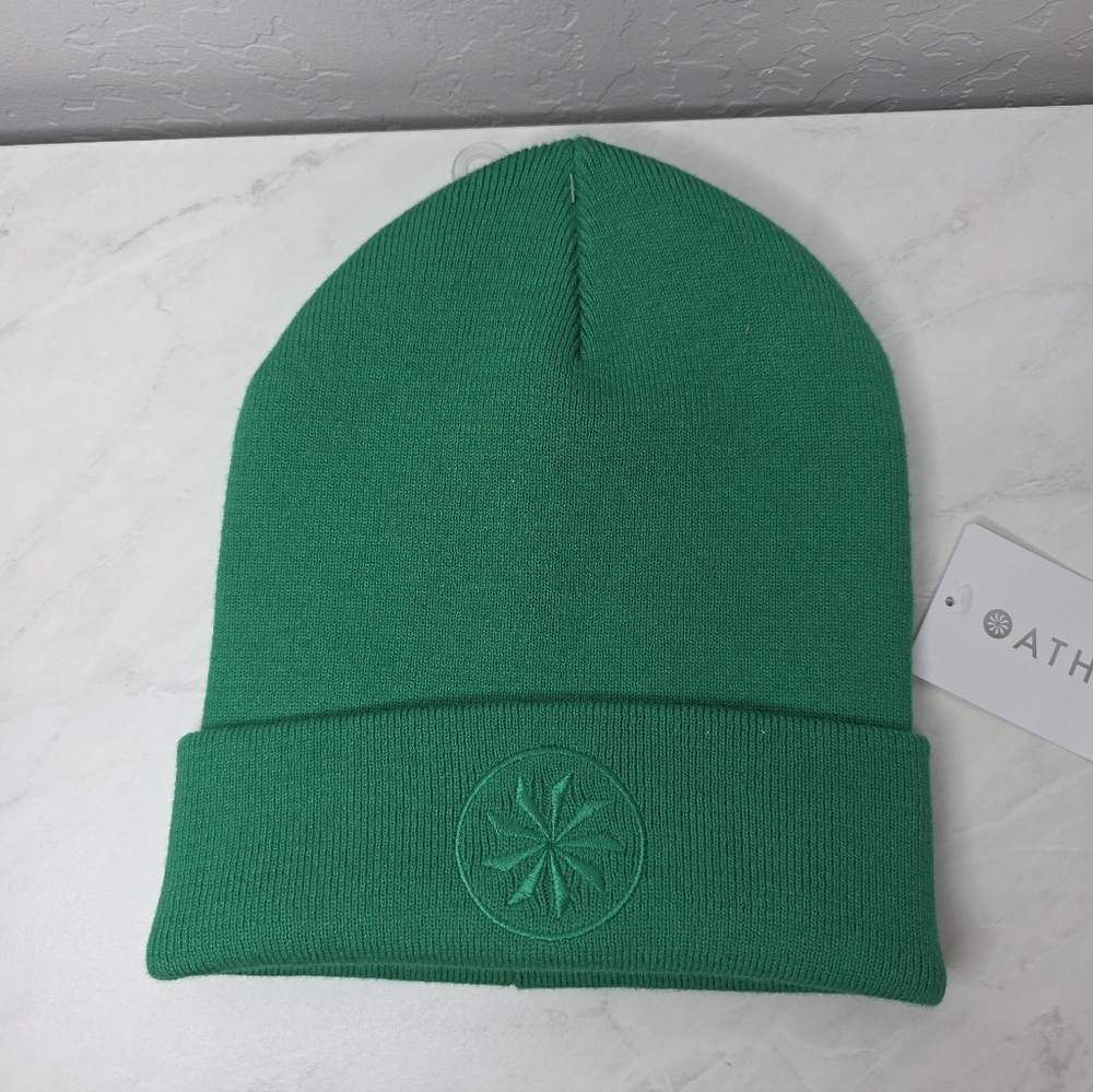 NEW Athleta Scout Green Head Start Beanie Hat